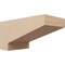 Ekena Millwork 7"W x 14"D x 7"H Wide Clemmons Rough Cedar Woodgrain TimberThane Corbel, Primed Tan CORUR07X14X07CLERCPR - alternate 1